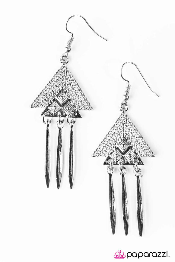 Desert Star - Silver Earring