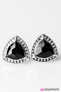 It's All About Etiquette - Black Post Earring - Box 2 - Black