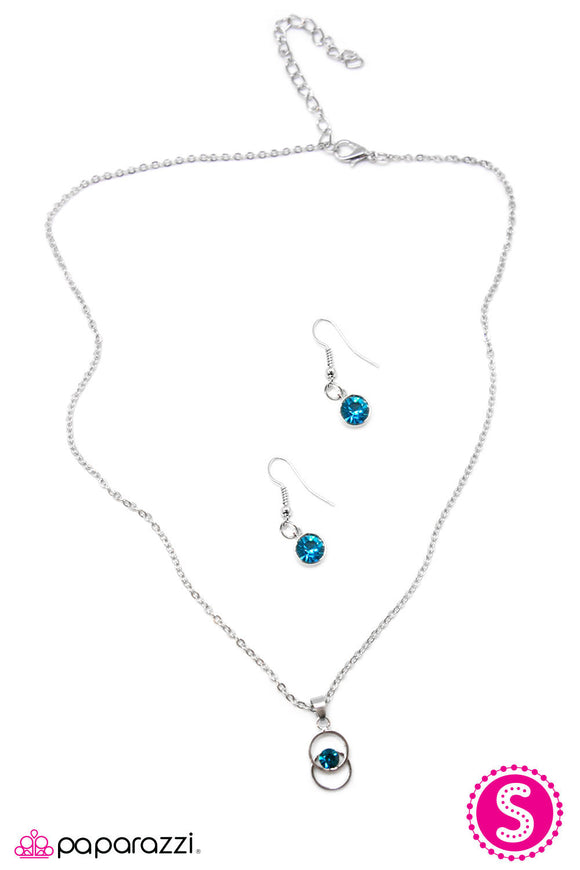 Shes A Lady - Blue Necklace - Box 3 - Blue