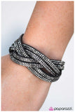 What A Hit - Black and Gunmetal Urban Bracelet