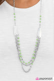 Vivacious Vibes - Green Necklace - Box 7 - Green