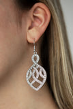 A Grand Statement - White Earring