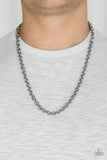 Courtside Couture - Black Urban Necklace