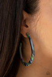 HAUTE-Blooded - Green Hoop Earring