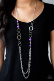 Modern Motley - Purple Necklace - Box 5 - Purple