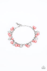 One Of A Kind-HEARTED - Orange Bracelet