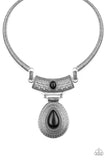 Prowling Prowess - Black Necklace - Box 11 - Black