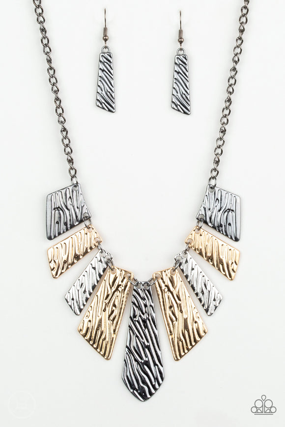 Texture Tigress - Multi Necklace - Box 4 - Multi