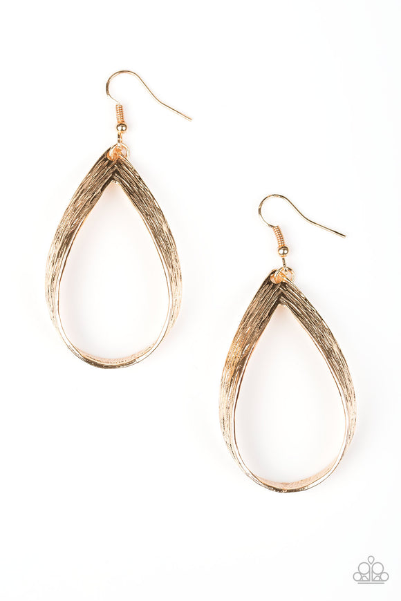 Come REIGN or Shine  - Gold Earring