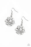 Fiercely Famous - White Earrings