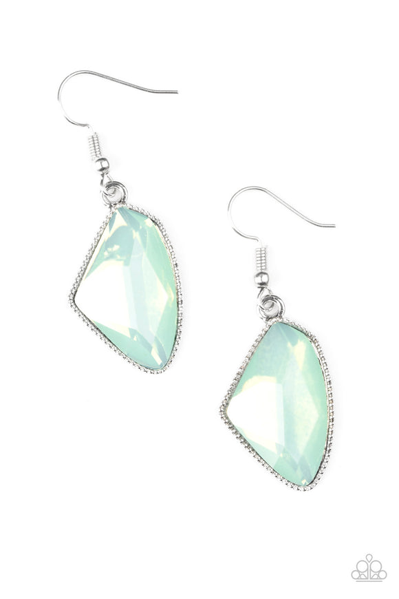 Mystic Mist - Green Earrings