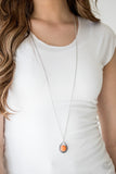 Rio Rancho Resplendence - Orange Necklace - Box 6 - Orange