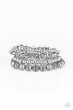 Rose Garden Gala - Silver Bracelet - Stretch Silver Box