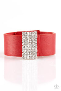 Walk The CATWALK - Red Urban Bracelet