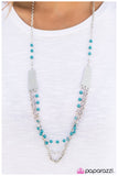 Vivacious Vibes - Blue Necklace - Box 4 - Blue