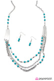 Vivacious Vibes - Blue Necklace - Box 4 - Blue