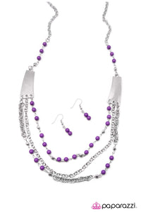 Vivacious Vibes - Purple Necklace - Box 3 - Purple