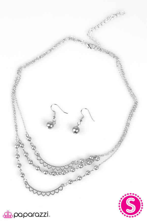 Affectionately Yours - Silver Necklace - Box 16 - Silver