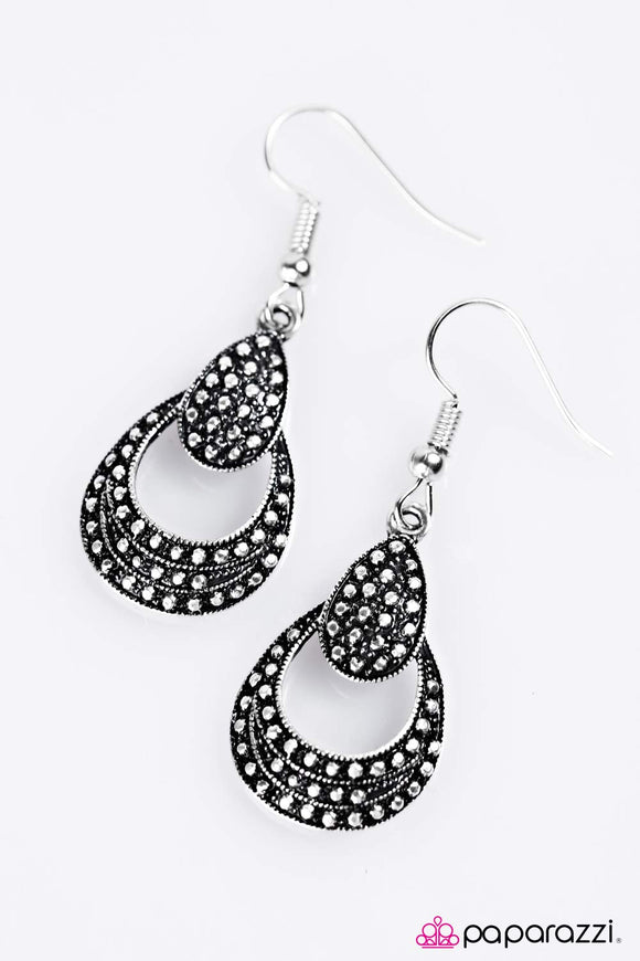 Lights Out - Silver Earring