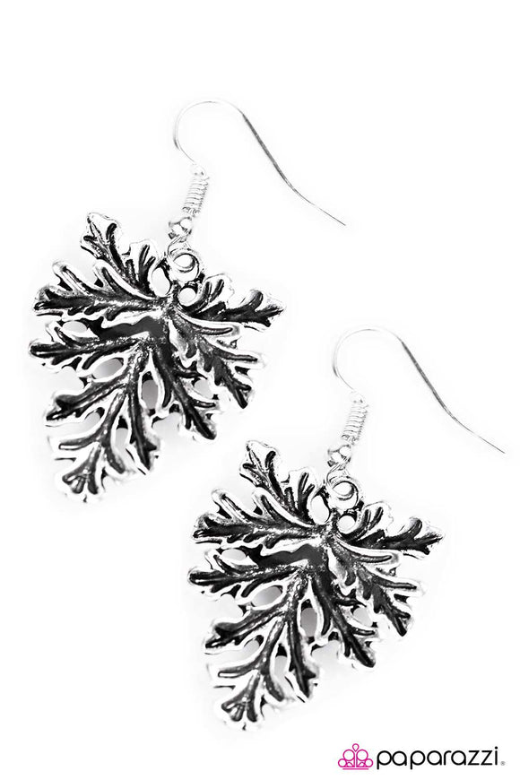 Tree Stars - Silver Earrings