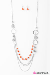 Ready For Romance - Orange Necklace - Box 5 - Orange