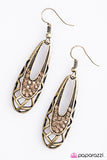 So DIVA-ous! - Brass Earrings