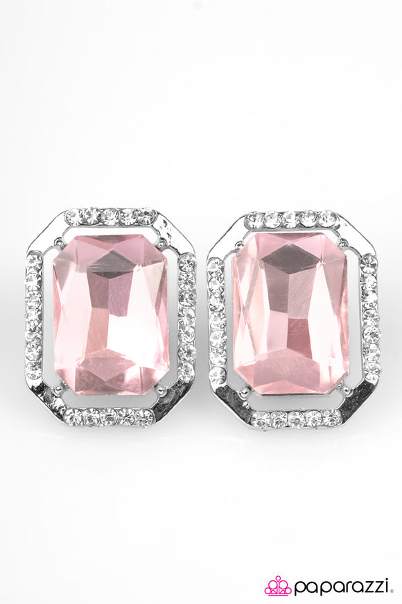 Gatsby Glam - Pink Post Earring - Box 1 - Pink
