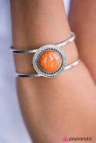 Rodeo Sweethearts - Orange Cuff Bracelet