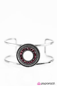 BLING-ing Down The House - Red Bracelet