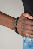 A Hundred And Zen Percent - Green Stretch Bracelet