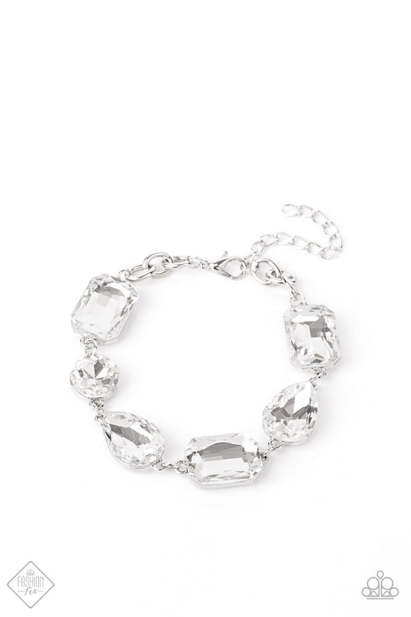 Cosmic Treasure Chest - White Clasp Bracelet