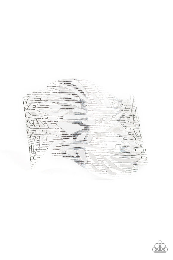 Leafy Lei - Silver Cuff Bracelet - Bangle Silver Box