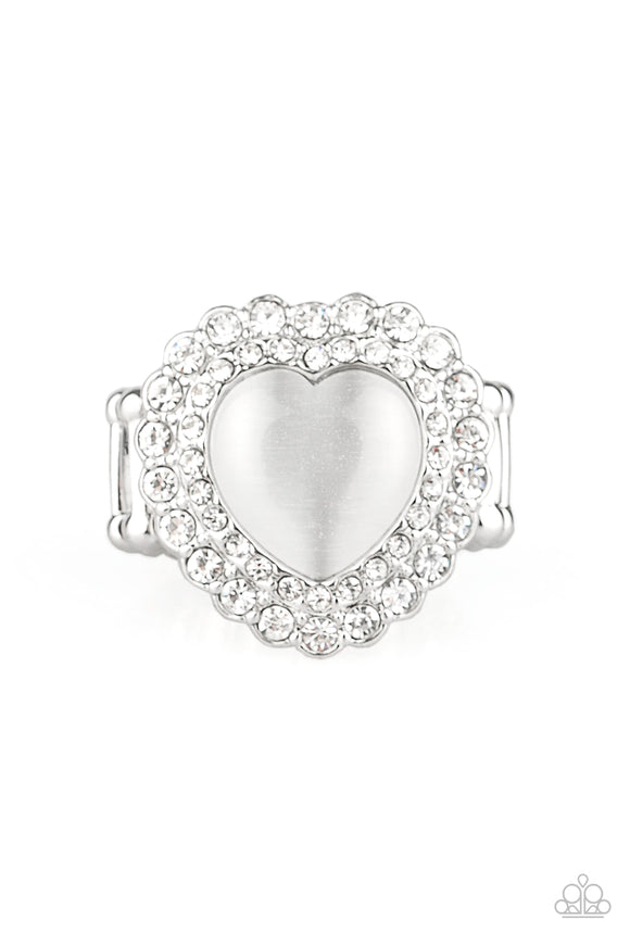 Lovely Luster - White Ring