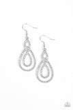 Sassy Sophistication - White Earring