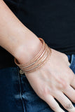 Stack Shack - Rose Gold Cuff Bracelet - Bangle Gold Box