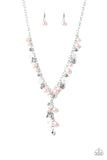 Vintage Heartthrob - Pink Necklace - Box 7 - Pink