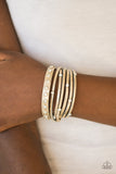 CATWALK It Off - Gold Urban Bracelet