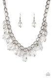 Gorgeously Globetrotter - White Necklace - Box 4 - White