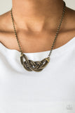 Nautically Naples - Brass Necklace - Box 2 - Brass