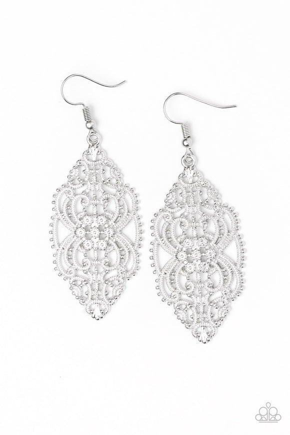 Ornately Ornate - Silver Earrings