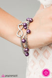 World Without End - Purple Bracelet