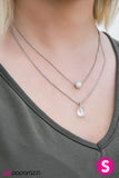 The Ball Is In Your Court - White Necklace - Box 8 - White