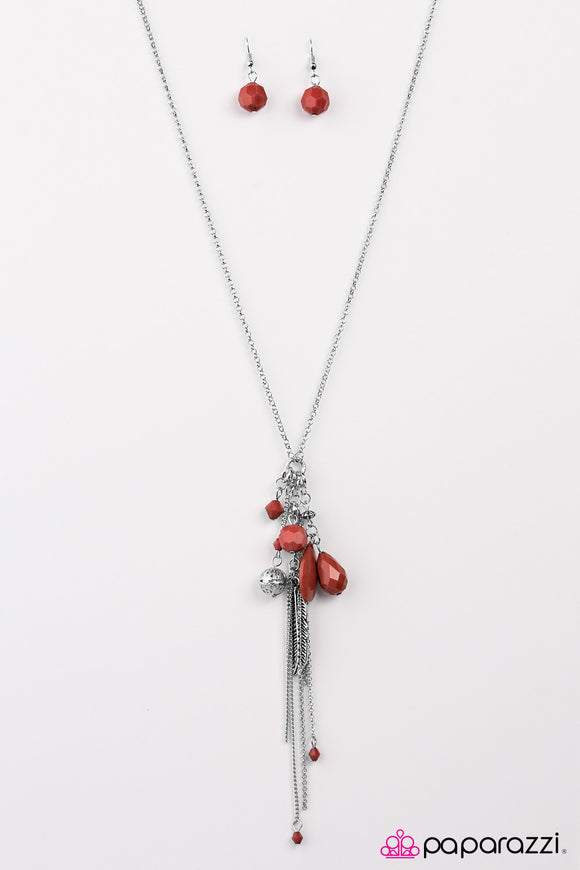 Sky High - Red Necklace