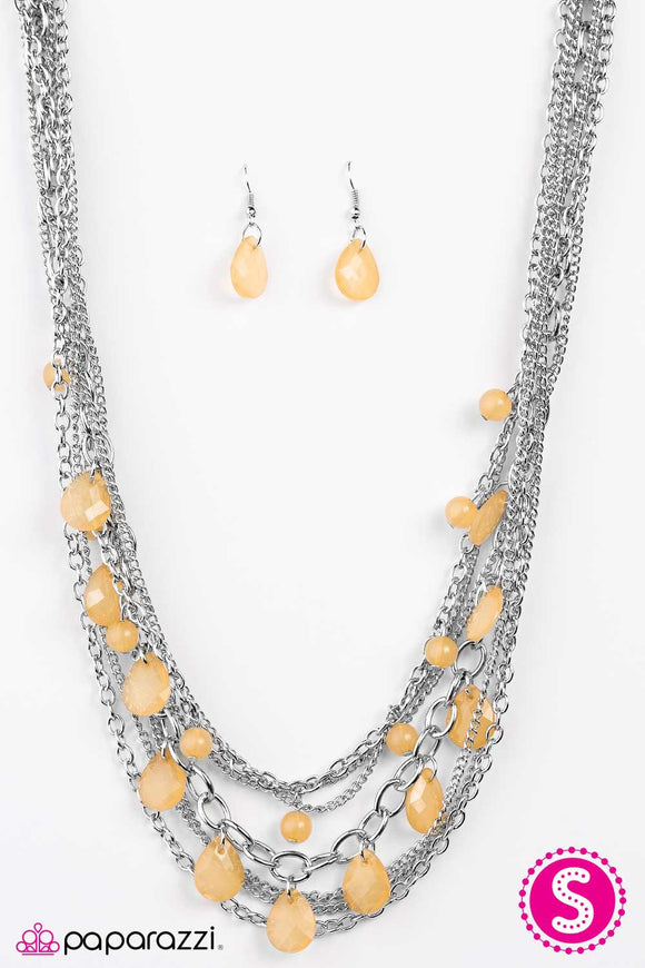 Cut And Run - Yellow Necklace - Box 3 - Yellow