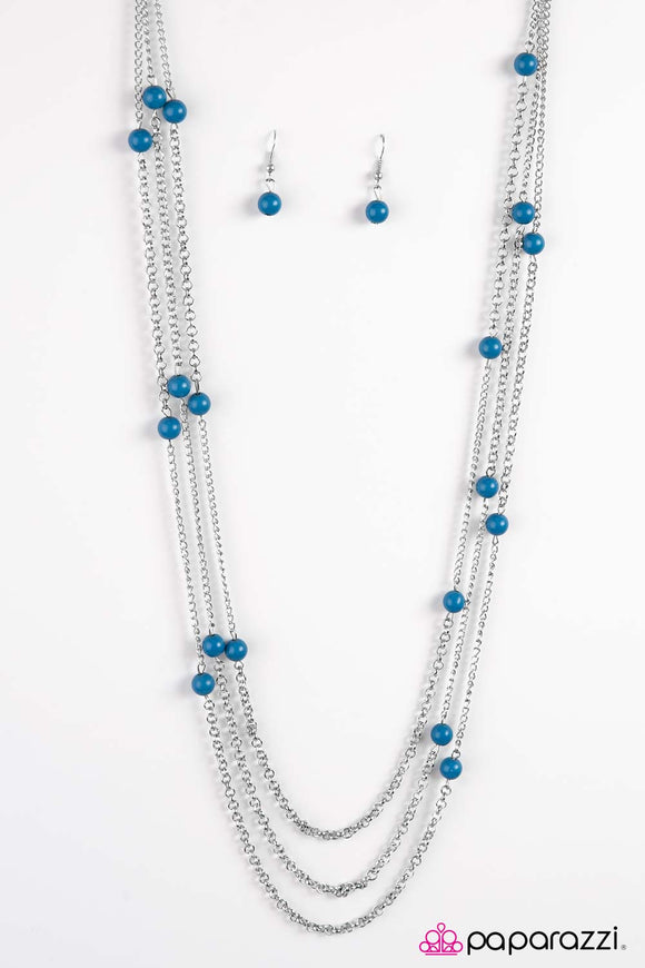 Carry On - Blue Necklace - Box 4 - Blue