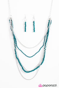 No Place I'd Rather BEAD - Blue Necklace - Box 4 - Blue