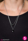 The Ball Is In Your Court - Black Necklace - Box 14 - Black