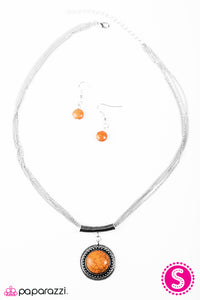 Should Have Been A Cowboy - Orange Necklace - Box 6 - Orange