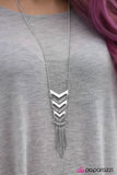 Warning Signal - Silver Necklace - Box 16 - Silver