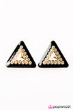 Style Surge - Gold/Black Post Earring - Box 2 - Gold